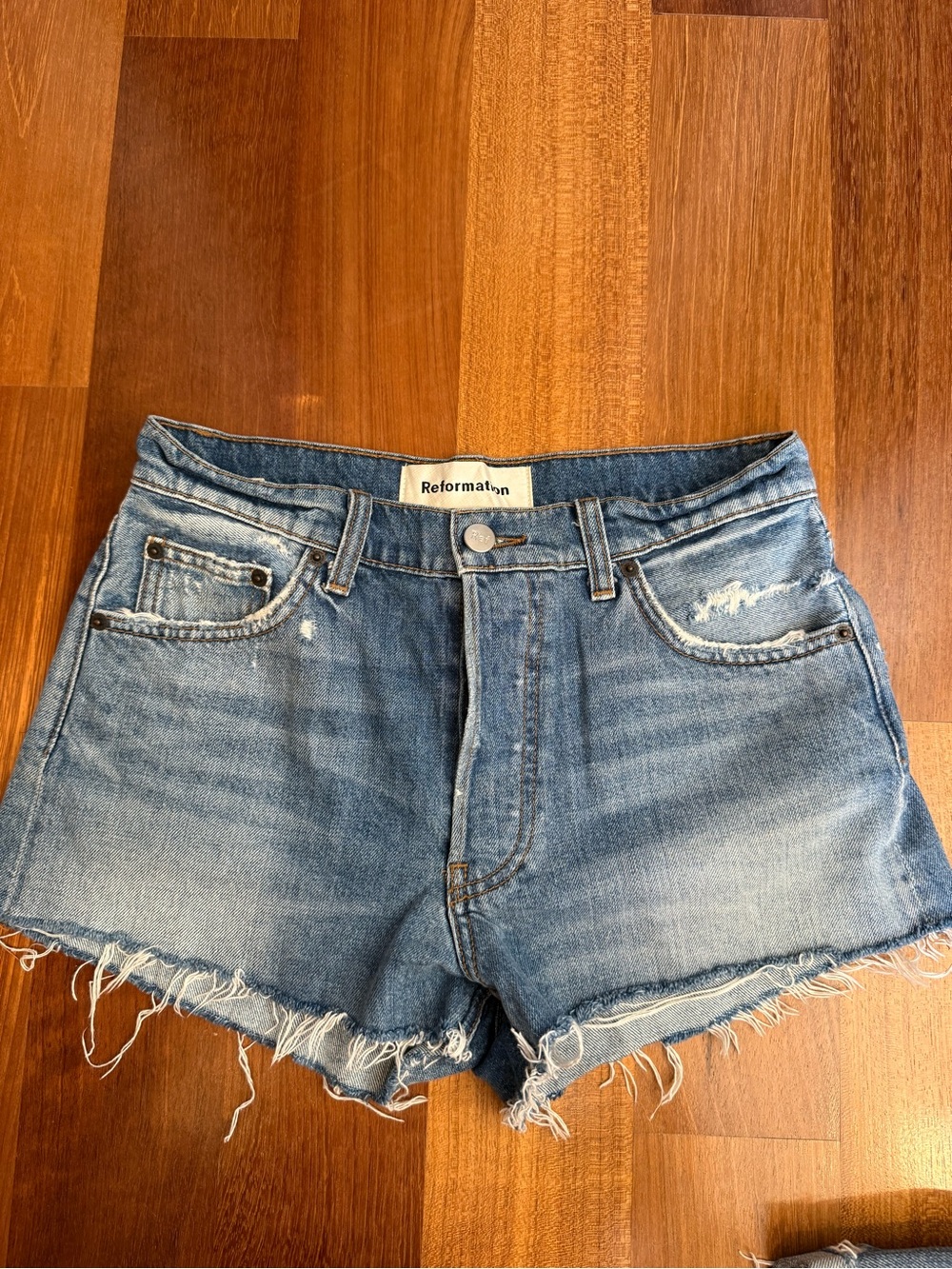Reformation Denim Shorts